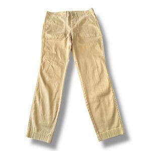 NWT J.Crew Patch Pocket Chino Pants Khaki Tan Petite Casual Women’s Size 30P